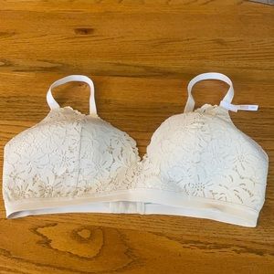 NWT Aerie Wireless Lacy Lined Bra 36DD